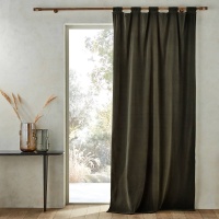 Штора Из велюра 100 хлопок Taya 140 x 260 см зеленый AM.PM  фото, kupilegko.ru